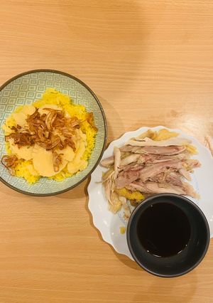 Hình của món Xôi xéo gà 🐔.