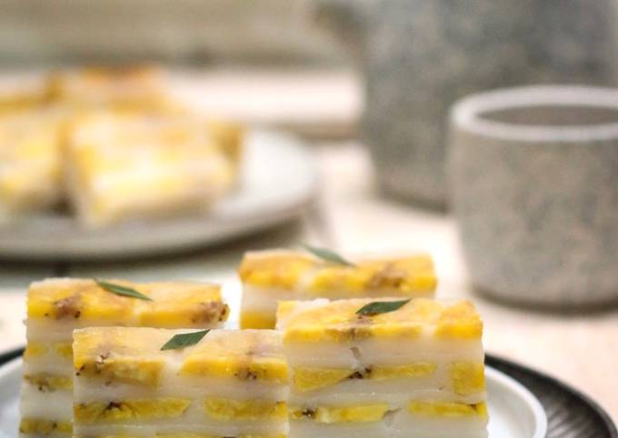 Cara Gampang Membuat Kue Nagasari (versi loyang) Anti Gagal