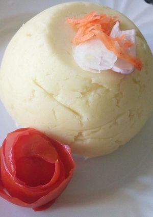A picture of Mashed potatoes.