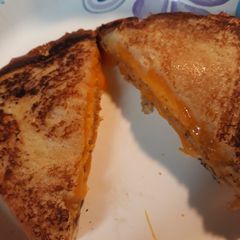 A picture of My Triple Grilled Cheese Sandwich.