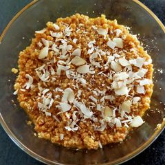 A picture of Milk Cake.
