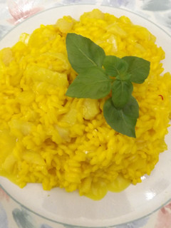 Una foto de Risotto de bacalao