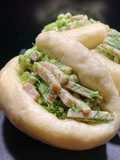 Bao (panini cinesi) con tacchino arrosto e finocchio selvatico