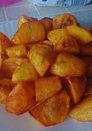 A picture of Rosemary potato wedges #authormarathon #localingredientscontest.