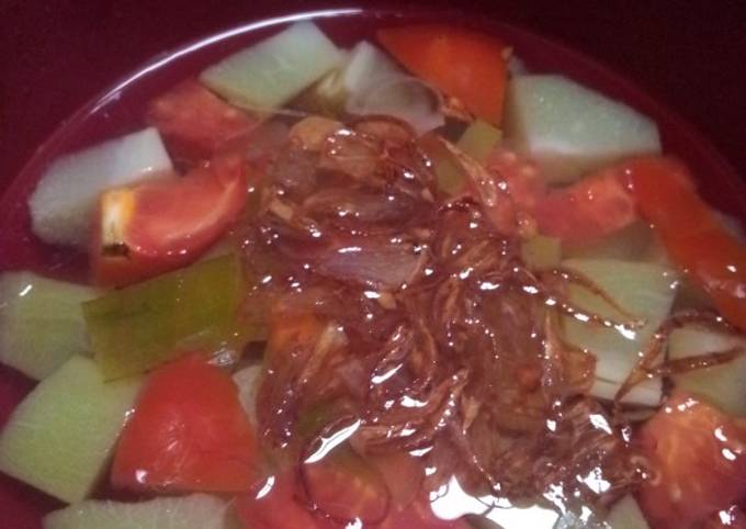 Resep Sayur Bening Labu Air Oleh Karenina Ratna Cookpad