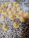 Capeletines de jamón y queso