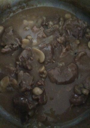 Une photo de Sauté de veau aux champignons