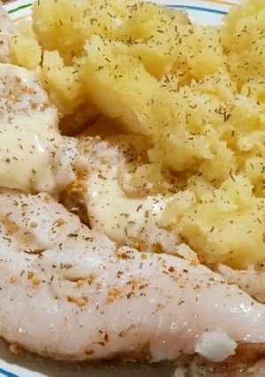Una foto de Filet de Merluza a la ginebra