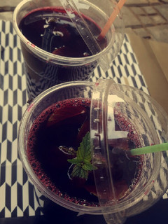 A picture of Hibiscus drink.