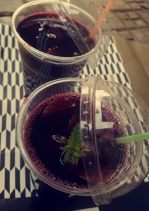 A picture of Hibiscus drink.