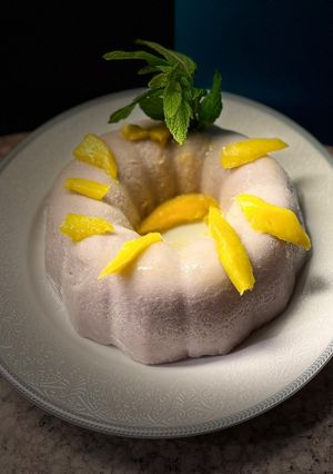 Φωτογραφία της συνταγής Panna cotta πανακότα με μάνγκο light version