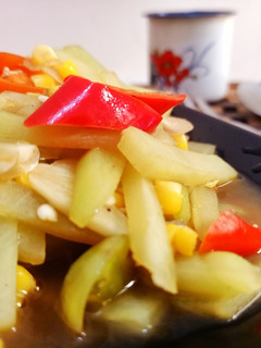 Foto resep Tumis labu siam jagung