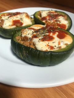 Una foto de Zapallitos rellenos con soja