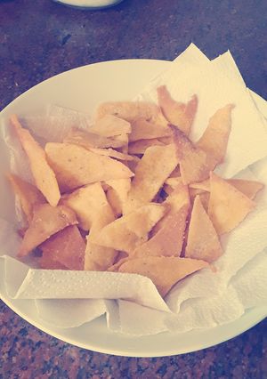 Una foto de Nachos delicosos