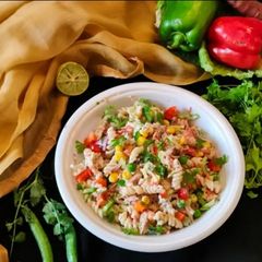 Creamy Vegetable Pasta Salad A picture of Creamy Vegetable Pasta Salad.