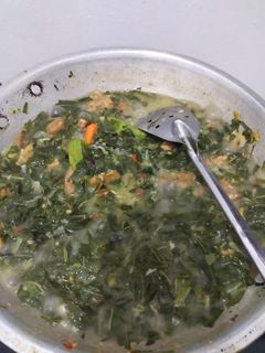 Foto resep Sayur singkong kuah santan
