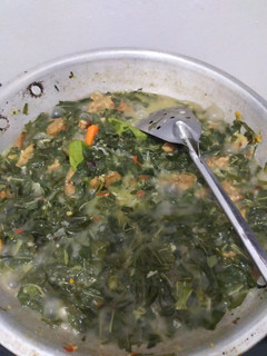 Foto resep Sayur singkong kuah santan