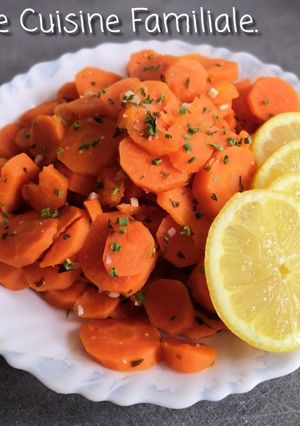 Une photo de Carottes en rondelles au citron