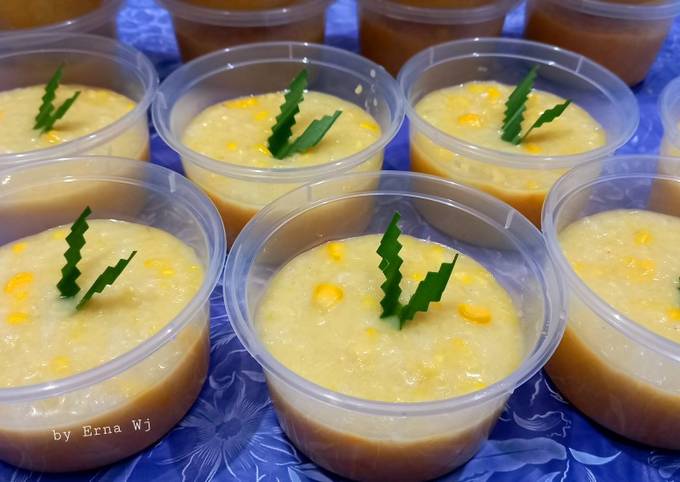 Cara Gampang Membuat Bubur ketan jagung manis yang Menggugah Selera