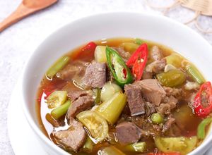 Foto resep Asem-asem Buncis Daging Sapi
