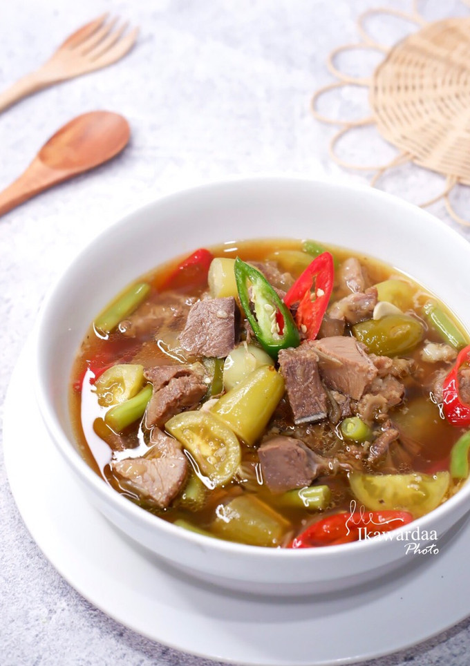 Foto resep Asem-asem Buncis Daging Sapi