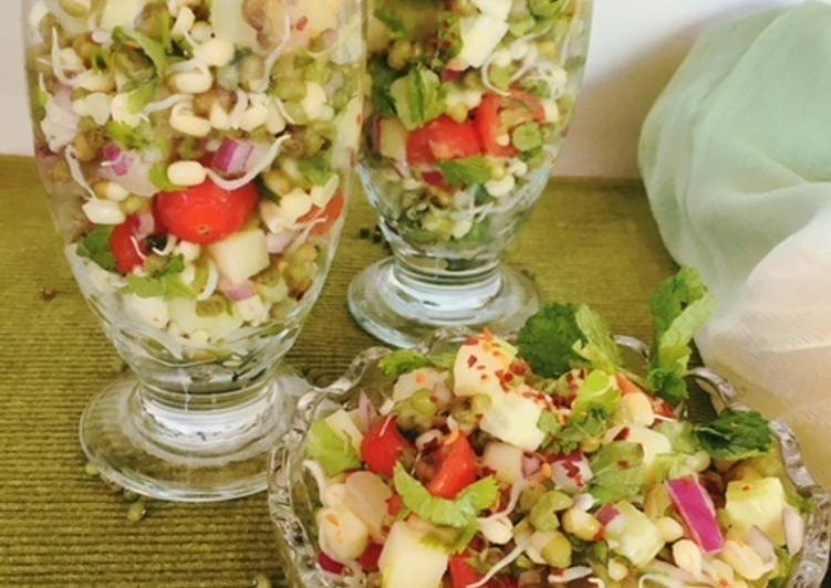 Easiest Way to Make Sprouted Moong Salad Perfect