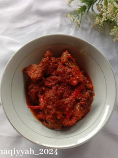 Foto resep 883. Dendeng balado atau batokok
