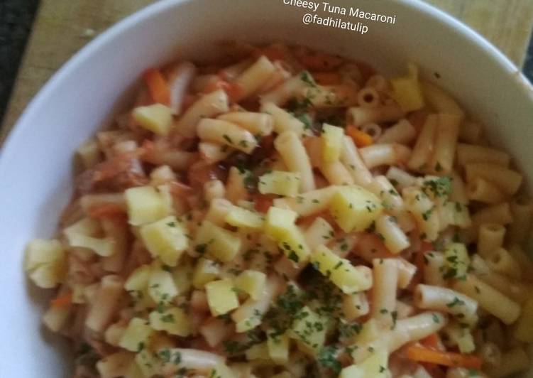 Resep Cheesy Tuna Macaroni, Lezat Sekali