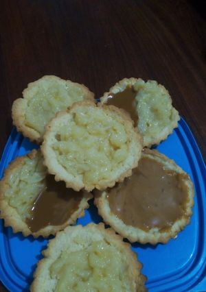 Una foto de Tarteletas de dulce de leche y crema pastelera