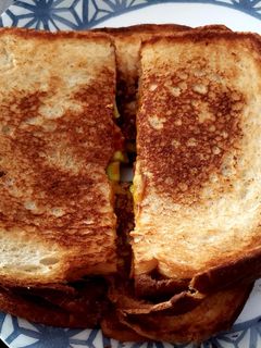 A picture of Giant veg sandwich.