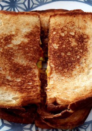 A picture of Giant veg sandwich.