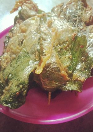 Foto resep Peyek bayam irit