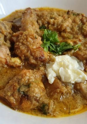 A picture of Creamy Chicken Handi.