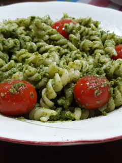 Foto resep Pasta Pesto Simple & Ekonomis (Pakai Bayam)