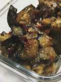 Eggplant mushroom miso sauté