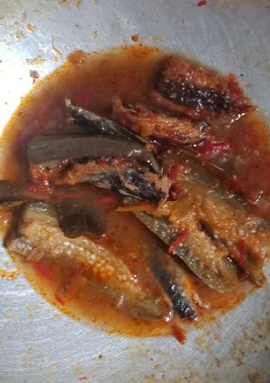 Foto resep Pindang tongkol+terong balado