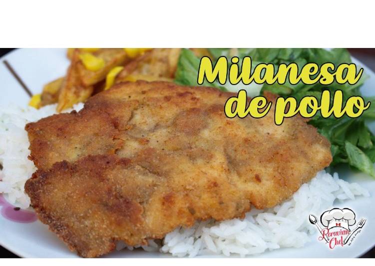 Milanesa de pollo