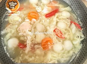 Gambar 👩‍🍳Sayur Bening Kubis Tanpa Tumis