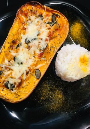 Une photo de Butternut farci saveurs du Sud