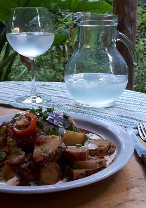 Una foto de Pollo al disco fácil y saludable!