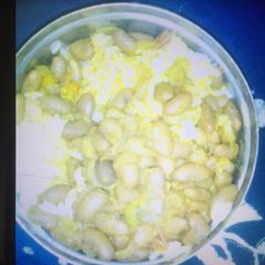 A picture of Desi rajma chawal.