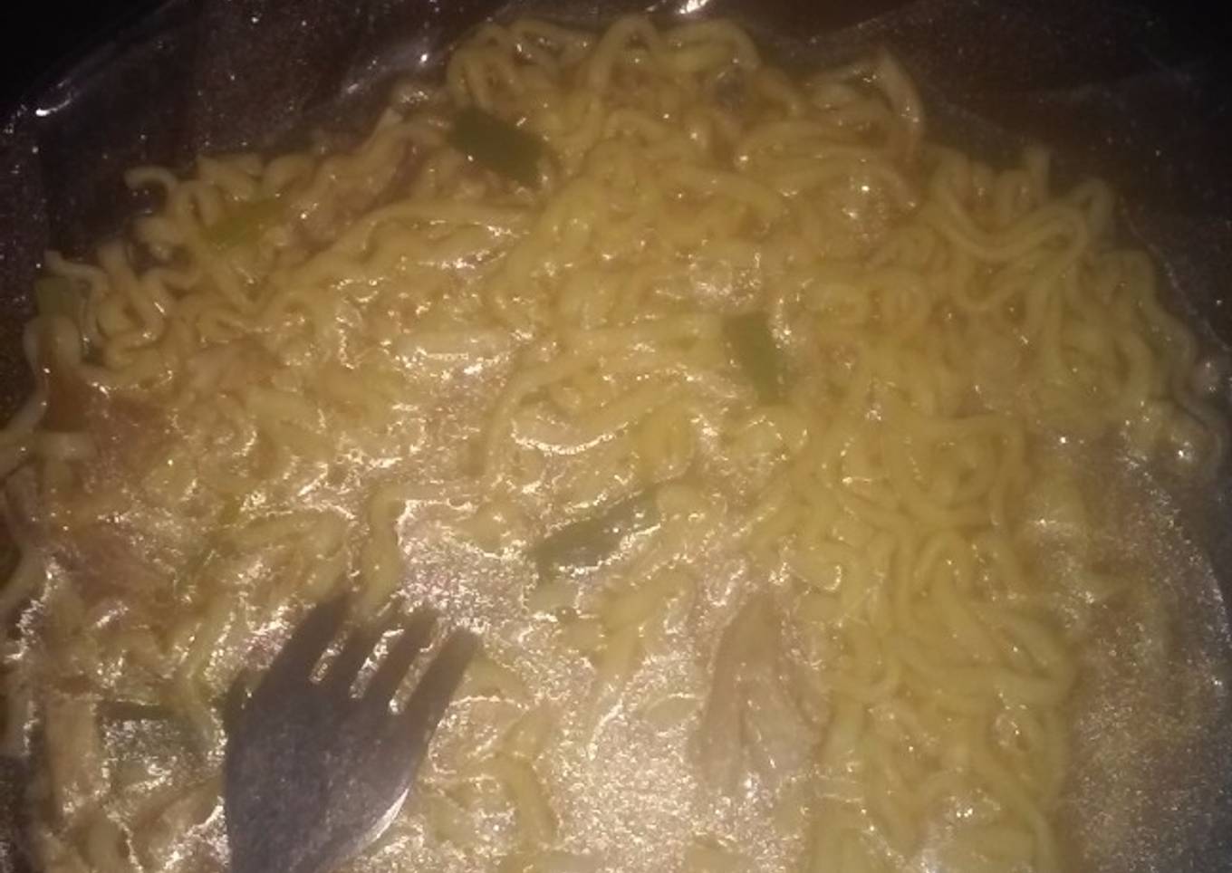 Mie rebus ayam special ala mie instant