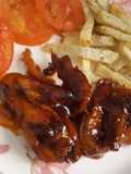 Alitas en salsa de BQR con mitoque Casero