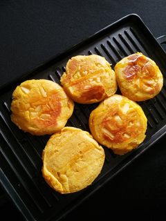 Foto resep Pancake Ubi Keju tanpa Mixer