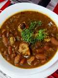 GUISO🥣De Chorizo Santarrosano y🥓Tocino con Frijol Rojo...!🥰