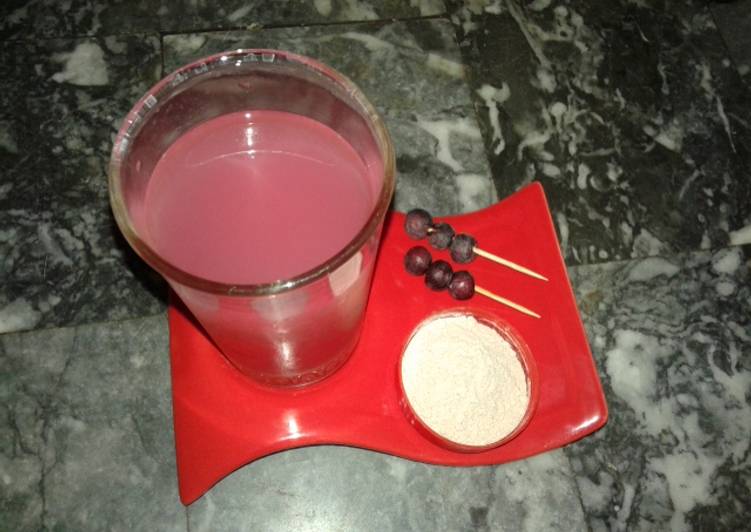 Recipe of Any-night-of-the-week Grewia Asiatica refreshing drink(falsa juice)