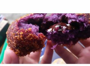 Foto resep Kroket Ubi Ungu Lumer 😍
