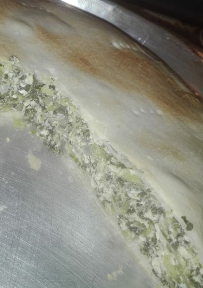 Una foto de Tarta de acelga y pollo