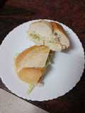 Bocadillo vegetal con mayonesa