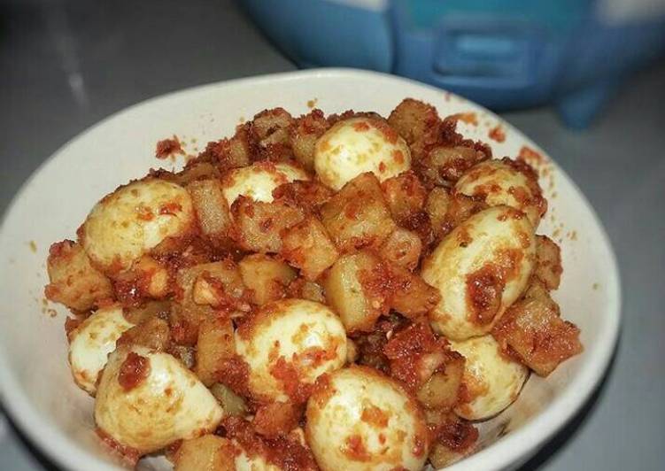 Resep Balado Kentang Telur Puyuh yang Bisa Manjain Lidah